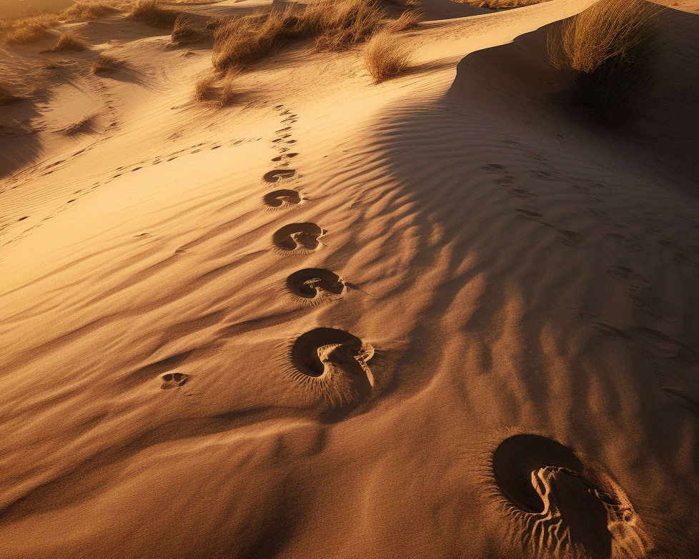 Hoofbeats in Sand